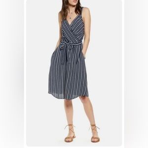 Treasure & Bond striped dress with pockets